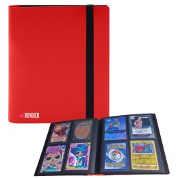 Album klaser kolekcjonerski na karty Czerwony 160 kart SCS