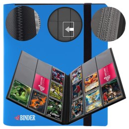 Album klaser kolekcjonerski na karty Niebieski 360 kart SCS