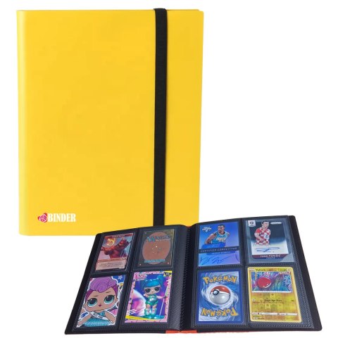 Album klaser kolekcjonerski na karty Żółty 160 kart SCS