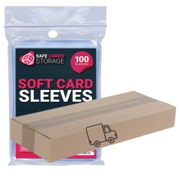 Koszulki na karty Protektory Ultra clear 100 opakowań