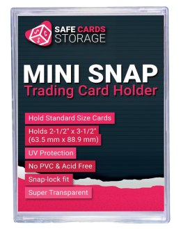 Mini Snap Card Holder Ultra clear SCS