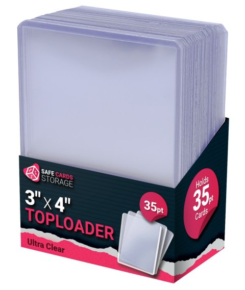 Toploader Regular 35PT 3"x4" Ultra Clear 25szt. SCS