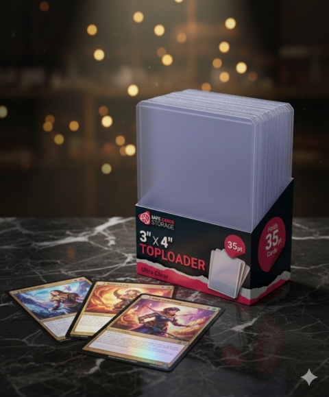 Toploader Regular 35PT 3"x4" Ultra Clear 25szt. SCS
